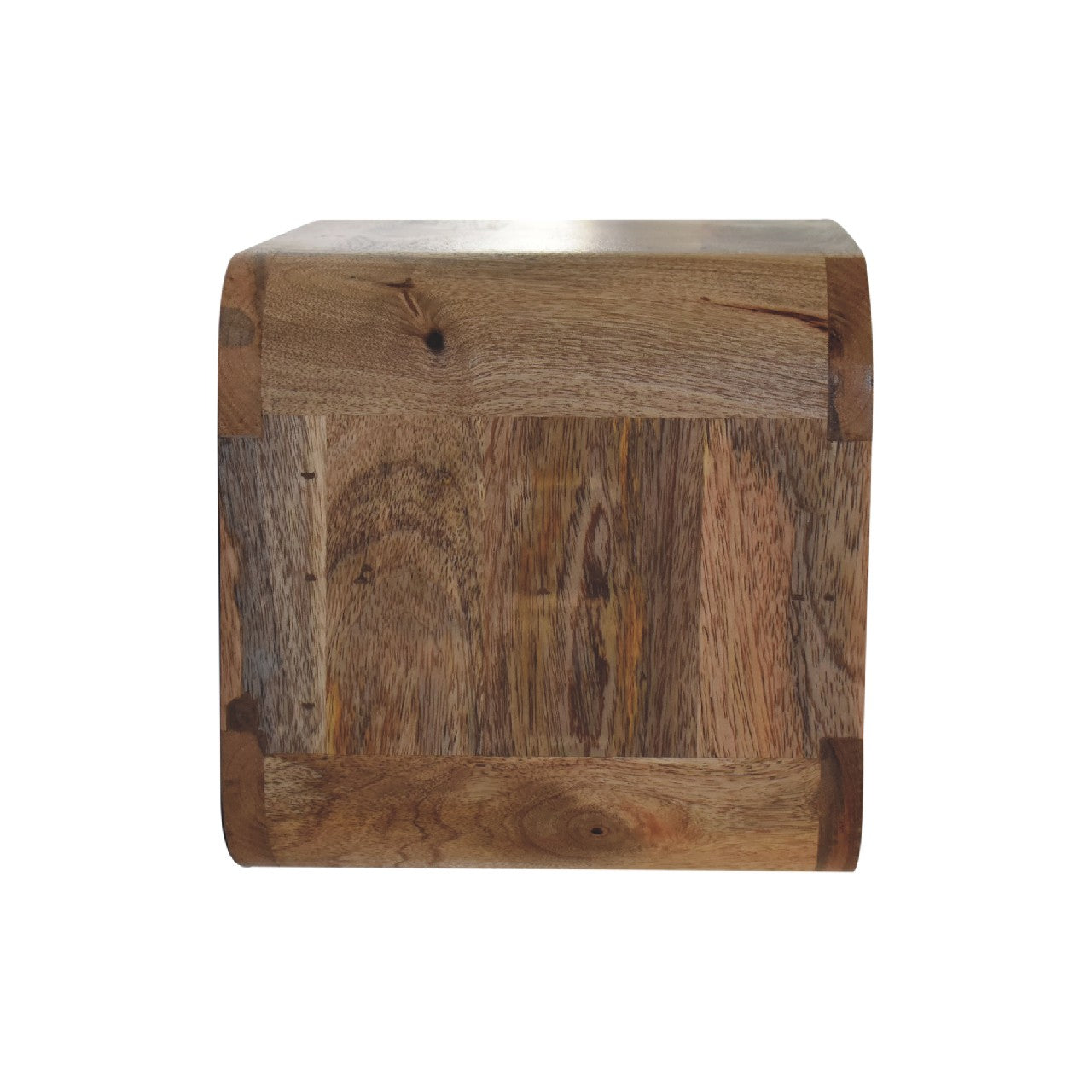 Oak-ish Floating Open Curve Nightsand